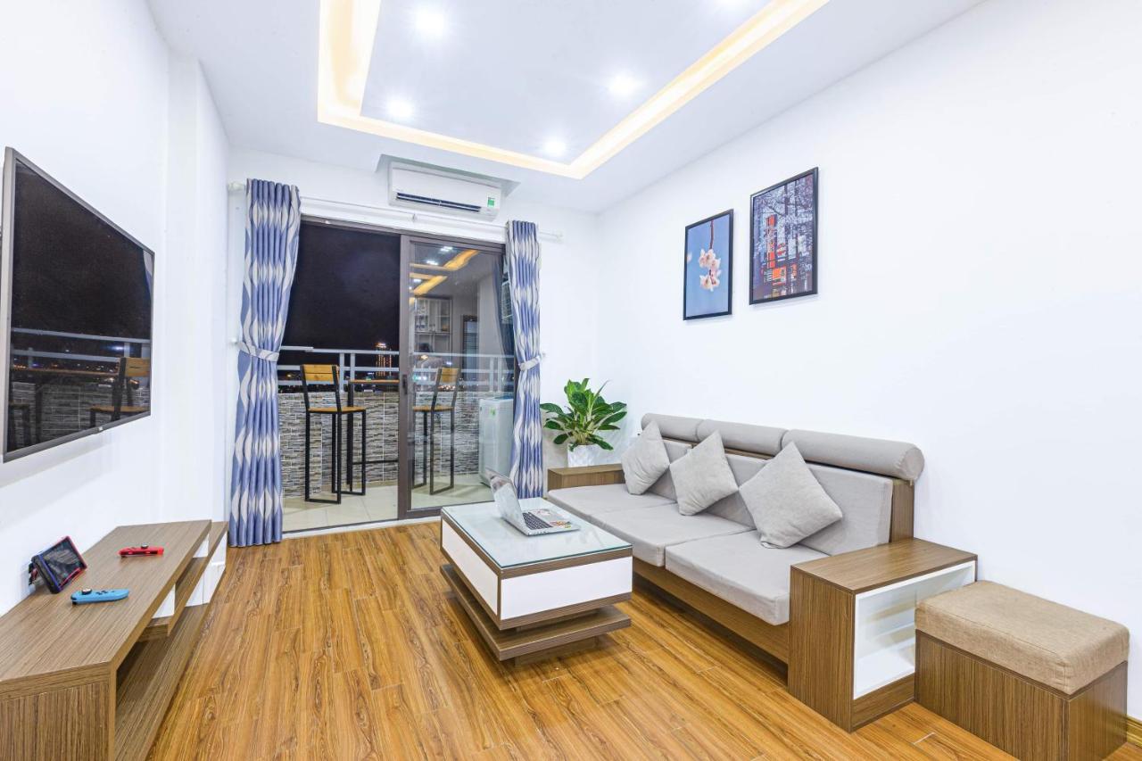 Sea View Balcony Retreat: My Khe Beach Proximity Apartment Da Nang Exterior photo