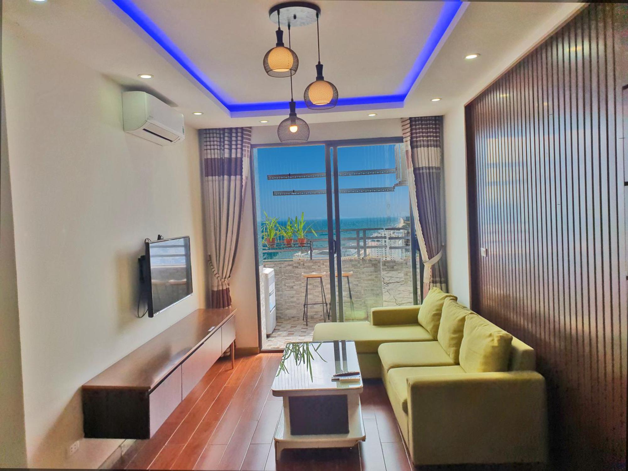 Sea View Balcony Retreat: My Khe Beach Proximity Apartment Da Nang Exterior photo